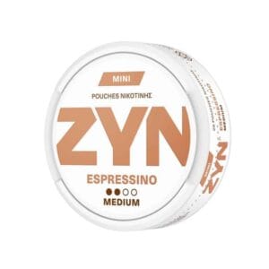 Nicotine Pouches ZYN Espressino Mini Medium 6mg/gr (3 mg/pouch)
