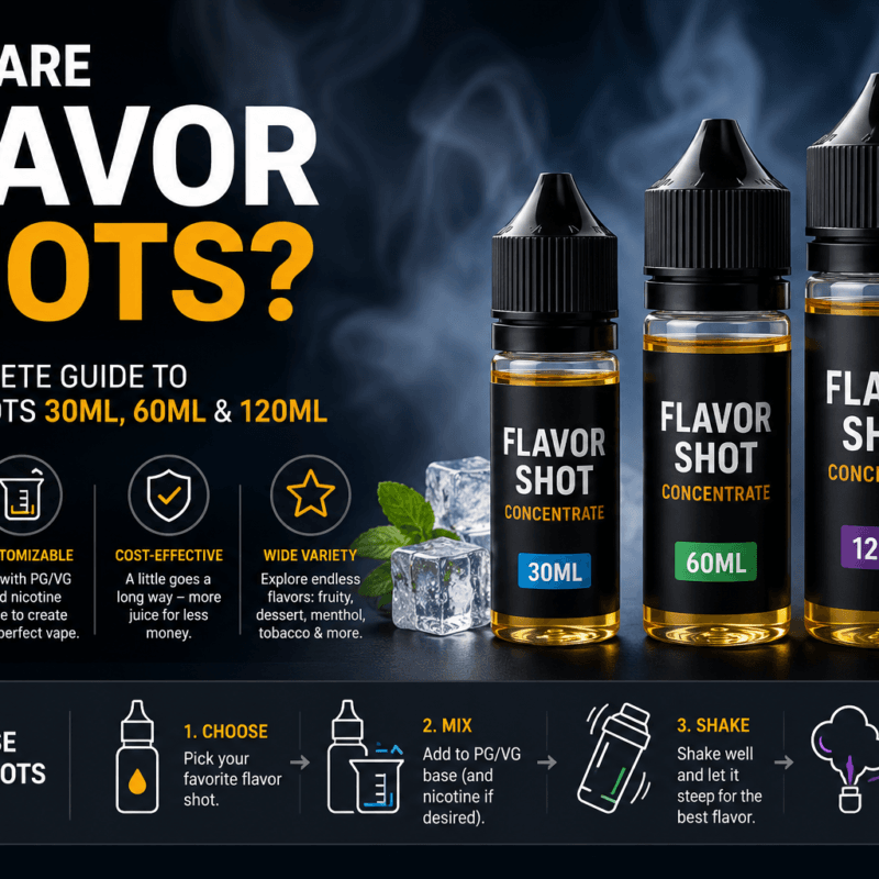 Flavor Shots 120ml | Συμπυκνωμένα Αρώματα – Vape And More