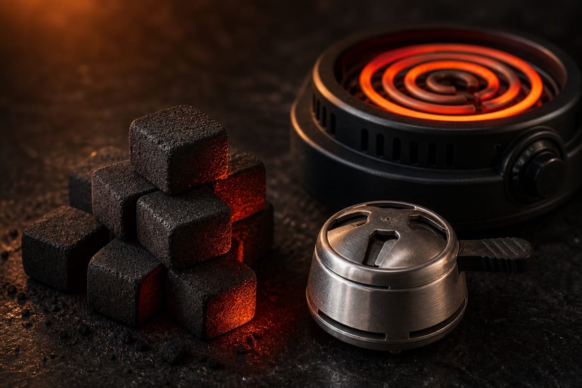 Heat Management Ναργιλέ: Καρβουνάκια vs Ηλεκτρικές Θερμάστρες